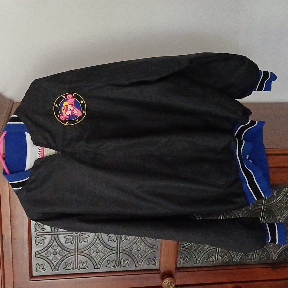 Pink Panther vintage Delong NHL popover half zip jacket XL
